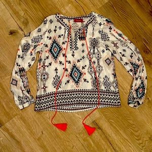 Panhandle southwest print top. Size small